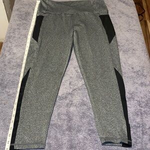Gray and Black Women's Pants